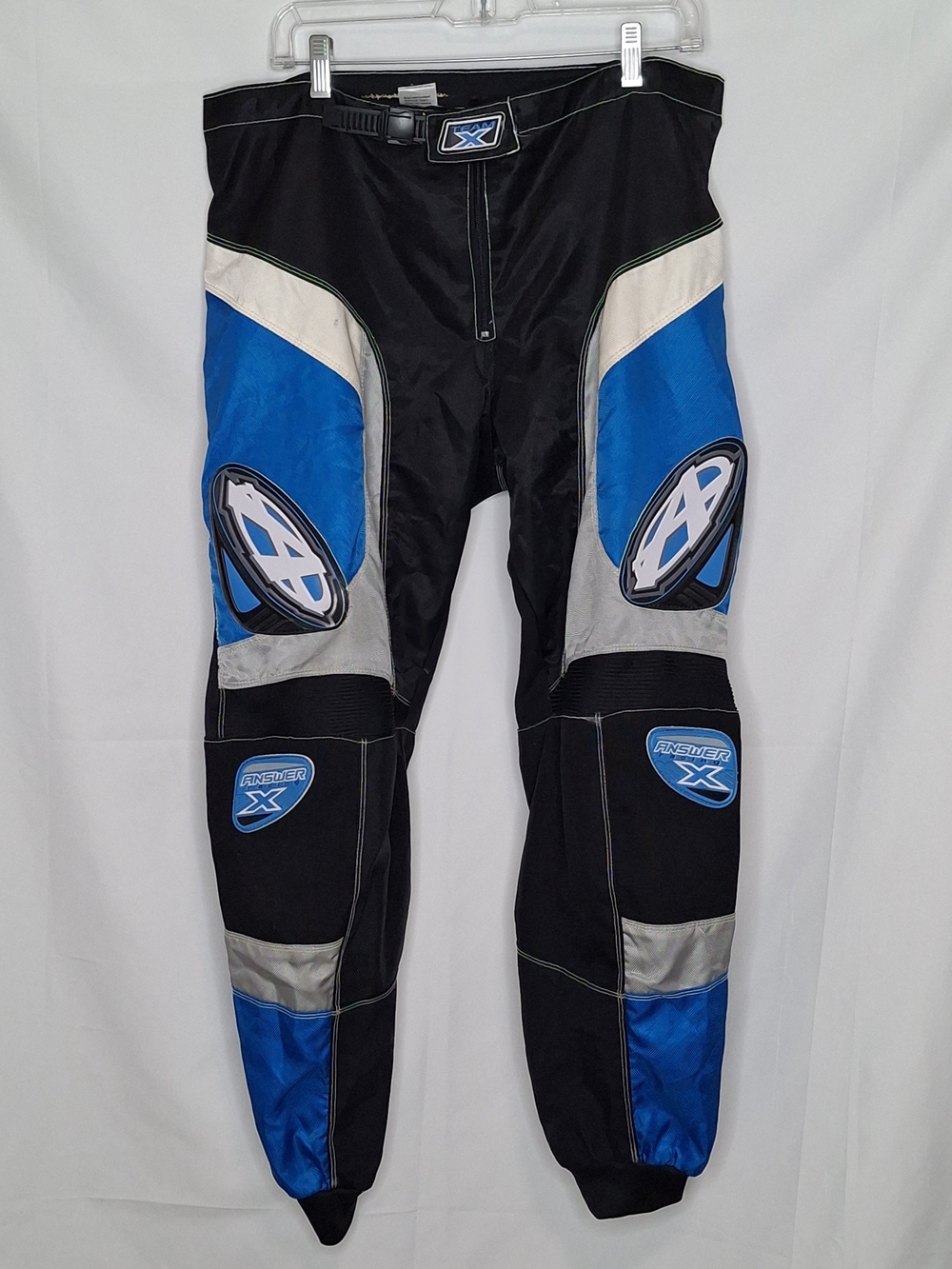 Answer Black and Blue Motocross Pants 36"
